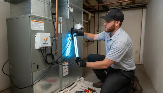 UV light for HVAC system